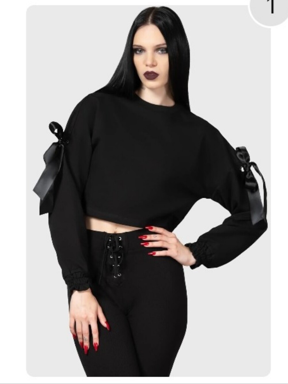 Killstar Ray Crop Sweater